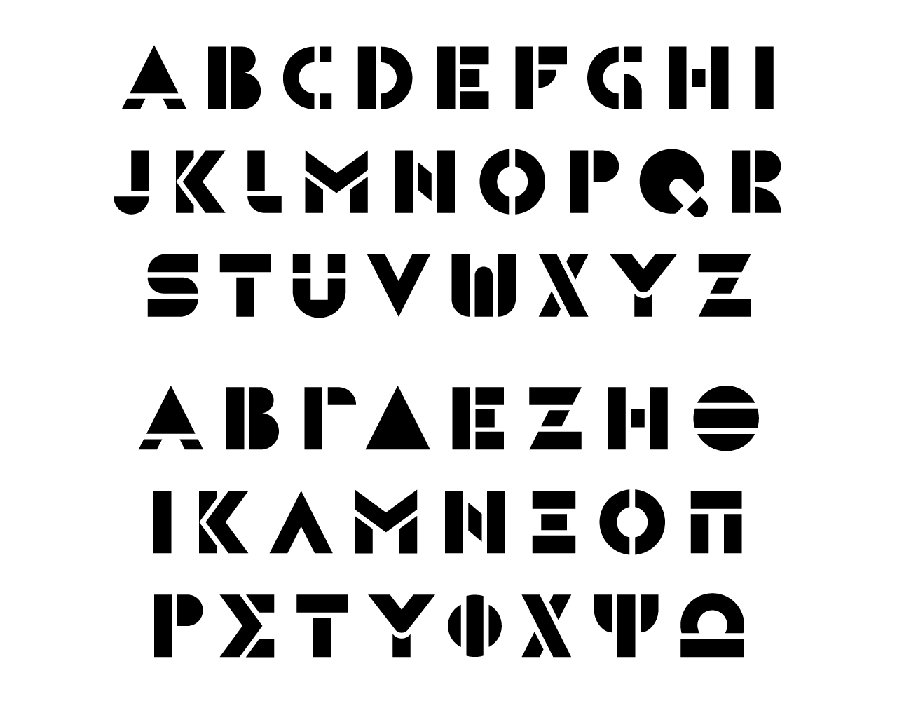 Revolution Typeface