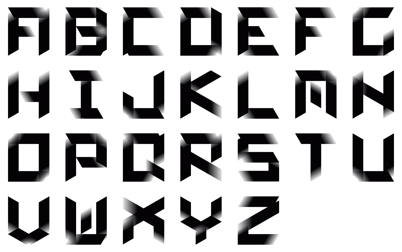 FADER Color Font