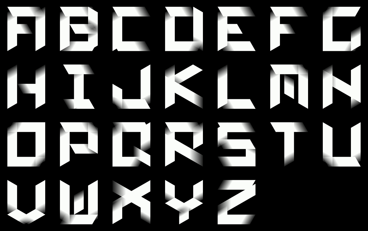 FADER Color Font